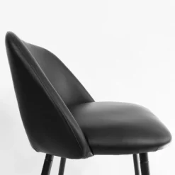 26.5" Edwin Upholstered Counter Height Stool (Set Of 2) Black Leg-The Pop Maison -Famous Furniture Store GUEST 936c101e 4d71 4f57 baa5 0093388c4be9