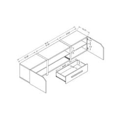 Miran Contemporary TV Stand For TVs Up To 80" - HOMES: Inside + Out 11 Miran Contemporary TV Stand For TVs Up To 80" - HOMES: Inside + Out -Famous Furniture Store GUEST 94111b64 95cc 44e7 be5c 3bdb25fb817d
