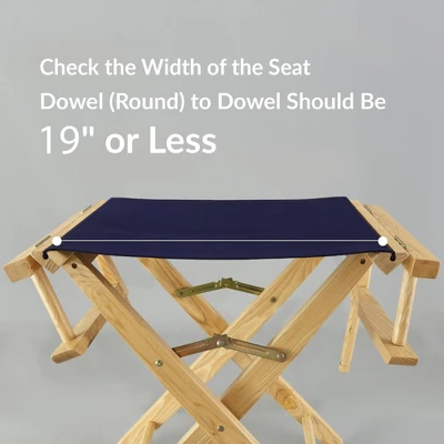 Director's Chair Replacement Canvas Tropical Sea - Flora Home 7 Director's Chair Replacement Canvas Tropical Sea - Flora Home - Image 5