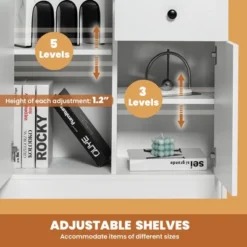 Costway Kitchen Storage Cabinet 2 Drawer Sideboard Floor Cupboard With Adjustable Shelves 15 Costway Kitchen Storage Cabinet 2 Drawer Sideboard Floor Cupboard With Adjustable Shelves -Famous Furniture Store GUEST 946ffc04 8070 410e a7e4 1d3146ae1063