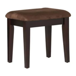 Wooden Vanity Table With 3 Panel Mirror And Padded Stool Brown - Benzara 8 Wooden Vanity Table With 3 Panel Mirror And Padded Stool Brown - Benzara -Famous Furniture Store GUEST 94a05aff 6514 4bd0 9d3a 5a98f7f83ba2