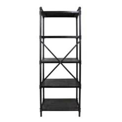 71" Driscoe Industrial 5 Shelf Firwood Bookcase Gray/Pewter - Christopher Knight Home 10 71" Driscoe Industrial 5 Shelf Firwood Bookcase Gray/Pewter - Christopher Knight Home -Famous Furniture Store GUEST 954e0c19 1894 4cb9 bf1d 55407a51a34b