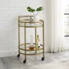 Bailey Round Bar Cart Gold - Crosley 2 Bailey Round Bar Cart Gold - Crosley -Famous Furniture Store GUEST 95fd896c 15cb 4b3c 97fe a5b7786fc680