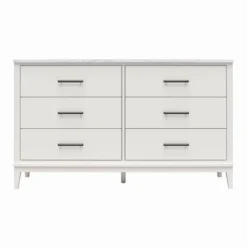 Morganfield Wide 6 Drawer Marble Top Dresser - Room & Joy -Famous Furniture Store GUEST 9722fecf 8432 420b b521 2106eb0c27d6