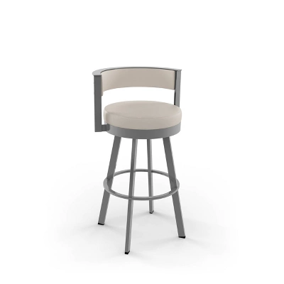 26" Browser Swivel Counter Height Barstool With Upholstered Seat - Amisco 12 26" Browser Swivel Counter Height Barstool With Upholstered Seat - Amisco - Image 10
