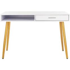 Jorja 1 Drawer 1 Shelf Desk - Safavieh -Famous Furniture Store GUEST 9a363339 e86b 4a0a 8df5 6018bdd5ba9d