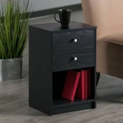 Ava Nightstand With 2 Drawers Black - Winsome 15 Ava Nightstand With 2 Drawers Black - Winsome -Famous Furniture Store GUEST 9a3b08ec f76a 42d5 b1f6 5bea78427155