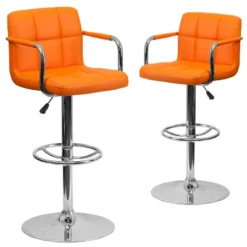 Emma And Oliver Adjustable Bar Stools -Famous Furniture Store GUEST 9ad7229c 28b3 4f6b 8408 fd575b10454b