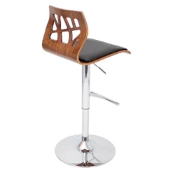 Set Of 2 Folia Adjustable Barstools Brown/Black - LumiSource -Famous Furniture Store GUEST 9b912721 80ab 4a4b 90aa 3df69227c4c0