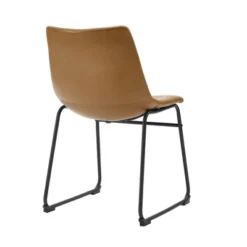 Set Of 2 Laslo Modern Upholstered Faux Leather Dining Chairs - Saracina Home -Famous Furniture Store GUEST 9c08c6e5 09f4 403a 844a a5fe7811db86