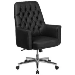 Flash Furniture Mid-Back Traditional Tufted LeatherSoft Executive Swivel Office Chair With Arms -Famous Furniture Store GUEST 9c3cc5c1 2a99 402c 86ff 8189e53cd184