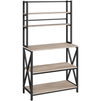 Yaheetech 5-Tier Kitchen Baker's Rack Utility Storage Shelf With 5 Shelves & Adjustable Feet 9 Yaheetech 5-Tier Kitchen Baker's Rack Utility Storage Shelf With 5 Shelves & Adjustable Feet - Image 7