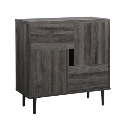 Modern Accent Cabinet With Color Pop Interior - Saracina Home 10 Modern Accent Cabinet With Color Pop Interior - Saracina Home - Image 8