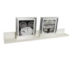 35.4" X 4.5" Picture Ledge Wall Shelf White - InPlace