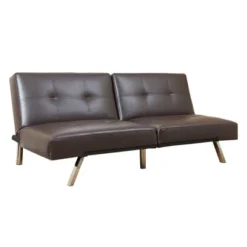 Mackenzie Leather Convertible Sofa - Abbyson Living -Famous Furniture Store GUEST 9e5d3c53 d0f8 4410 9c58 6c62989fbd1e