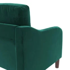 Penny 2 Seater Loveseat Sofa Green Velvet - Room & Joy -Famous Furniture Store GUEST 9e774244 c1e7 47c7 90bb 35afa6bab67f
