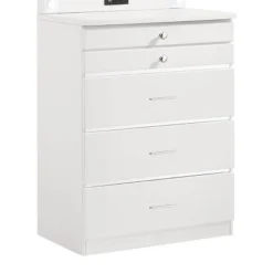 Garneta 5 Drawer Chest With Jewelry Drawers - HOMES: Inside + Out -Famous Furniture Store GUEST 9eb47c65 bf96 4e77 ab88 745af2d53a75