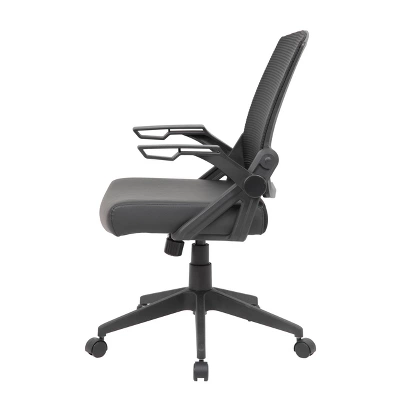Mesh Flip Arm Task Chair Black - Boss Office Products 6 Mesh Flip Arm Task Chair Black - Boss Office Products - Image 4