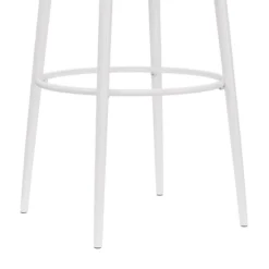 Aubrie Backless 30" Swivel Barstool Off White/Silver - Hillsdale Furniture -Famous Furniture Store GUEST 9f3b113f ff4d 4b8a 9af4 4e8cca118844