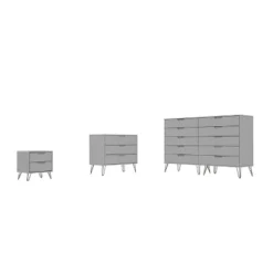 Rockefeller 10 Drawer Dresser, 3 Drawer Dresser And 2 Drawer Nightstand Set - Manhattan Comfort 27 Rockefeller 10 Drawer Dresser, 3 Drawer Dresser And 2 Drawer Nightstand Set - Manhattan Comfort -Famous Furniture Store GUEST 9f991fbf bee0 45fb aad5 54bcfd98b58d