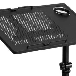 Black Adjustable Height Steel Mobile Computer Desk - Flash Furniture -Famous Furniture Store GUEST 9f9b07bd 0a9a 4b17 9996 f4c28d2dfff1