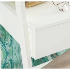 Alaina Leaning Vanity Set White - Linon -Famous Furniture Store GUEST 9fa3a5e4 0e18 4378 a127 03208c06b570