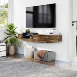 Tarper Floating TV Stand For TVs Up To 70" - MiBasics -Famous Furniture Store GUEST 9fe24476 25ca 4af3 a5a7 c901113cae09