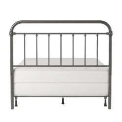 Full/Queen Kirkland Metal Headboard With Frame Aged Pewter - Hillsdale Furniture -Famous Furniture Store GUEST a05695bb 3b12 4f09 8cbd 945b89147b94