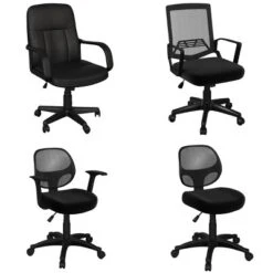 Office Chair - Adjustable Height Computer Chair With Wheels, Square Tilting Mesh Back, Foam Seat, Arms, Swivels In 360-Degrees By Lavish Home (Black) 11 Office Chair - Adjustable Height Computer Chair With Wheels, Square Tilting Mesh Back, Foam Seat, Arms, Swivels In 360-Degrees By Lavish Home (Black) -Famous Furniture Store GUEST a0ba44aa e9af 4bb5 9669 be9aa86999d2