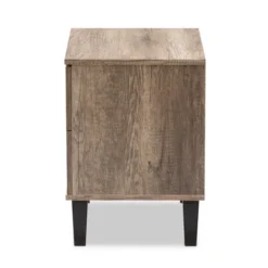 Swanson Modern And Contemporary Wood 2 - Drawer Nightstand - Light Brown - Baxton Studio -Famous Furniture Store GUEST a1c6abaf 5303 4c63 b1a7 a0fb9d3339ed