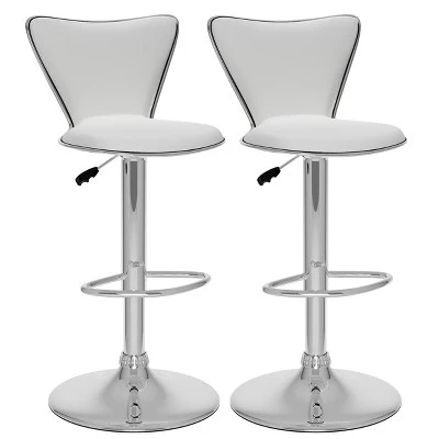 Set Of 2 Adjustable Angled High Back Barstools - CorLiving 11 Set Of 2 Adjustable Angled High Back Barstools - CorLiving - Image 9