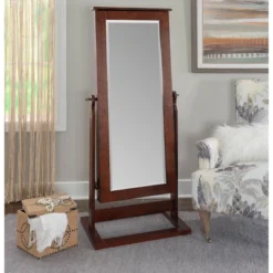 Chiara Cheval Mirror/Jewelry Wardrobe Walnut - Powell Company -Famous Furniture Store GUEST a215a97f d5b6 49c3 abcc 5ab36252ba31