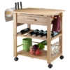 Finland Kitchen Cart Wood/Natural - Winsome 2 Finland Kitchen Cart Wood/Natural - Winsome -Famous Furniture Store GUEST a2877c1b 015f 4fe9 ab09 a6bb9666428f