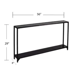 Berton Narrow Metal Console - Aiden Lane -Famous Furniture Store GUEST a2c54cc3 332d 421b a5eb adf012db8e4b