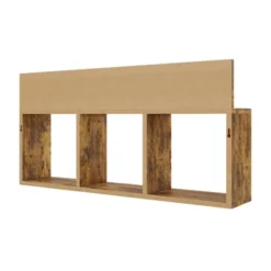 31.5" X 15.7" Rustic Floating Triple Cubby Shelf - Danya B. 14 31.5" X 15.7" Rustic Floating Triple Cubby Shelf - Danya B. -Famous Furniture Store GUEST a5d04815 b584 4253 9756 59e989692504
