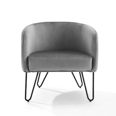 Parkway Velvet Accent Chair - Crosley 8 Parkway Velvet Accent Chair - Crosley - Image 6