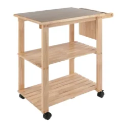 Utility Cart With Cutting Board Wood/Natural - Winsome -Famous Furniture Store GUEST a6cb5e92 fe4a 43c3 8128 e10b88162978