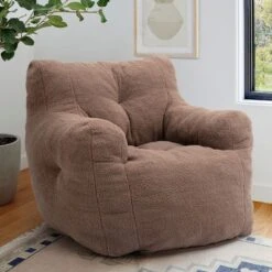 Panpan Bean Bag Chairs With Memory Foam,37" W Faux Fur Teddy Bean Bag Chair,Fluffy Lazy Sofa-The Pop Maison -Famous Furniture Store GUEST a6f6e109 7353 4620 ab2f acf1f4f12b34