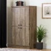 Morgan 4 Door Storage Cabinet Oak - South Shore -Famous Furniture Store GUEST a82611c3 ca1a 4f73 9282 908022fbf3a9
