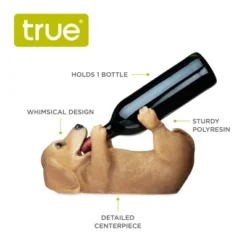 True Dachshund Polyresin Wine Bottle Holder Set Of 1, Yellow, Holds 1 Standard Wine Bottle -Famous Furniture Store GUEST a8cc7293 1422 4833 bd13 8a84cda84c27