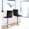 Elama 2 Piece Vintage Faux Leather Adjustable Bar Stool In Black With Chrome Base 2 Elama 2 Piece Vintage Faux Leather Adjustable Bar Stool In Black With Chrome Base -Famous Furniture Store GUEST a8fa387d 23a8 4a62 b70f c11a264b85a2