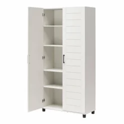 Portford 36" Wide 2 Door Shiplap Cabinet White - Room & Joy -Famous Furniture Store GUEST aa32816f 2e94 415e ba6a 3d5980f91669