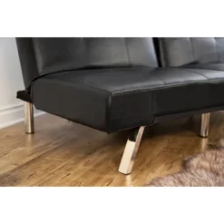 Mackenzie Leather Convertible Sofa - Abbyson Living -Famous Furniture Store GUEST ab360366 b893 4c6d a74d 98751288c94f