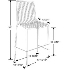 Set Of 2 Sodra Rounded Seat Wire Counter Height Barstool Black - Threshold™ 11 Set Of 2 Sodra Rounded Seat Wire Counter Height Barstool Black - Threshold™ -Famous Furniture Store GUEST aba0b7b0 e031 40e5 a117 6b6b5d67048f