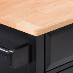 Sage Wood Kitchen Cart With Cupboard Black - CorLiving 17 Sage Wood Kitchen Cart With Cupboard Black - CorLiving -Famous Furniture Store GUEST ad58f25c 8975 454b abee e975dbfd4150