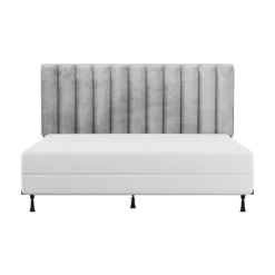 King Crestone Upholstered Headboard With Frame Gray - Hillsdale Furniture 14 King Crestone Upholstered Headboard With Frame Gray - Hillsdale Furniture -Famous Furniture Store GUEST ad6f95aa c661 4097 bd60 3ebcde9239ca