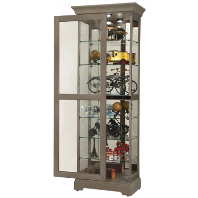 Howard Miller 680637 Howard Miller Martindale Vi Curio Cabinet 680637 Aged Grey 3 Howard Miller 680637 Howard Miller Martindale Vi Curio Cabinet 680637 Aged Grey