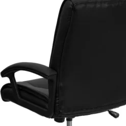 Flash Furniture Mid-Back Black LeatherSoft Swivel Manager's Office Chair With Arms -Famous Furniture Store GUEST ae07e57b 6055 450a 8a5a 9375d908c722
