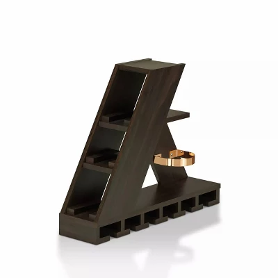 Quinne Compact Wine Rack Wenge - MiBasics 6 Quinne Compact Wine Rack Wenge - MiBasics - Image 4