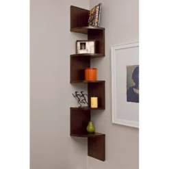 48.5" X 7.7" Zigzag Corner Shelf - Danya B. -Famous Furniture Store GUEST b17ad633 1df7 4370 b781 9e73b21f9b48